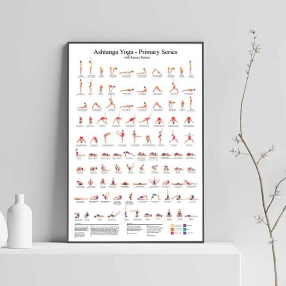 Ashtanga Yoga Poster, Yoga Poster, Ashtanga Yoga - Picture 1 of 1